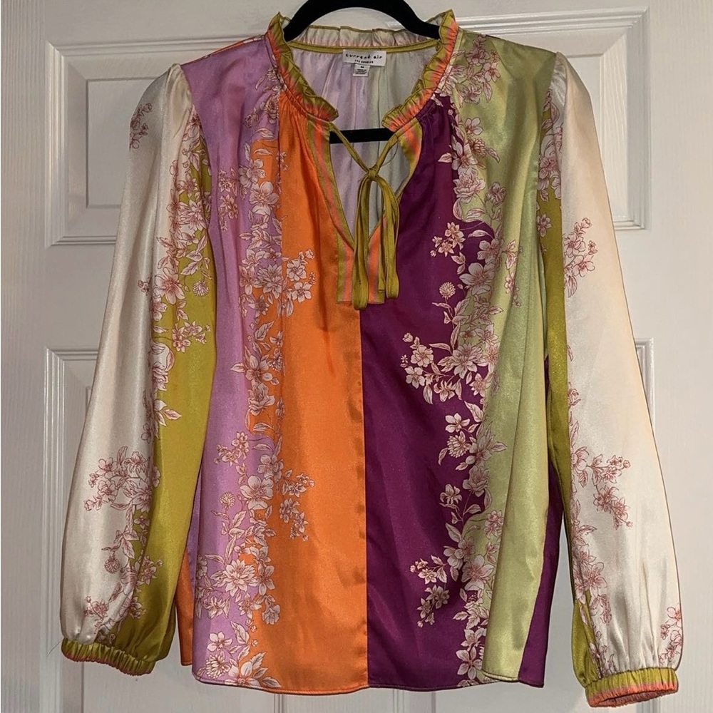 Current Air Multicolor Floral Blouse